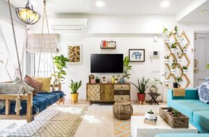 Eclectic Style Drawing Room